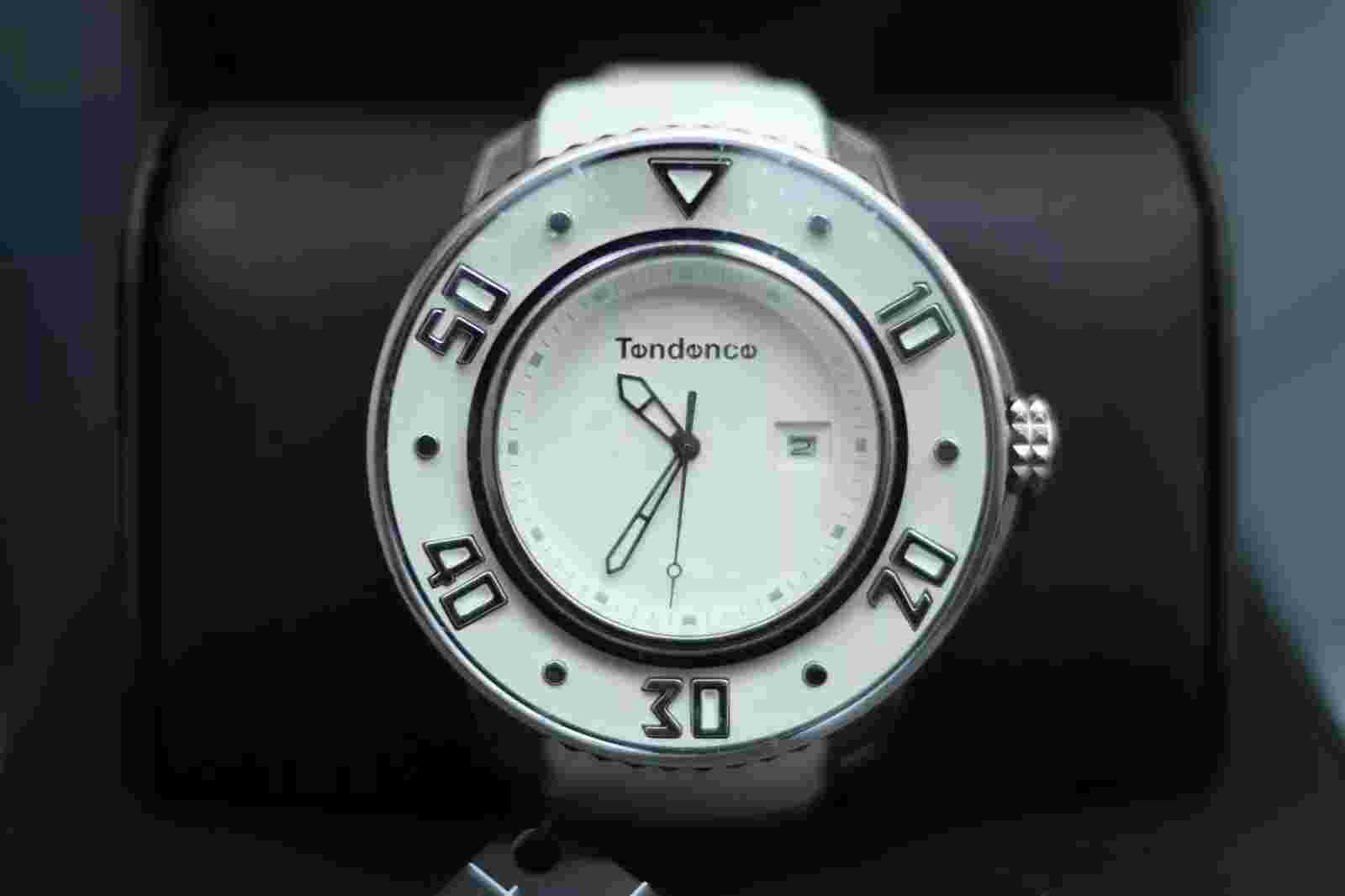 Tendence G-52 Quartz Watch with White Dial Analogue and Plastic Strap 2103002