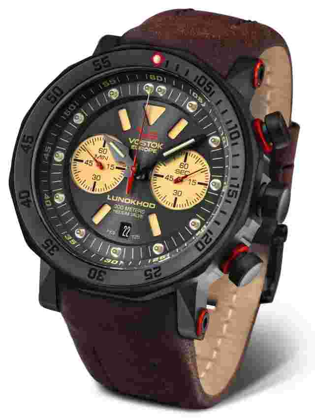 Vostok-Europe LUNOKHOD 2 GRAND CHRONO Mens Watch 6S21-620C629