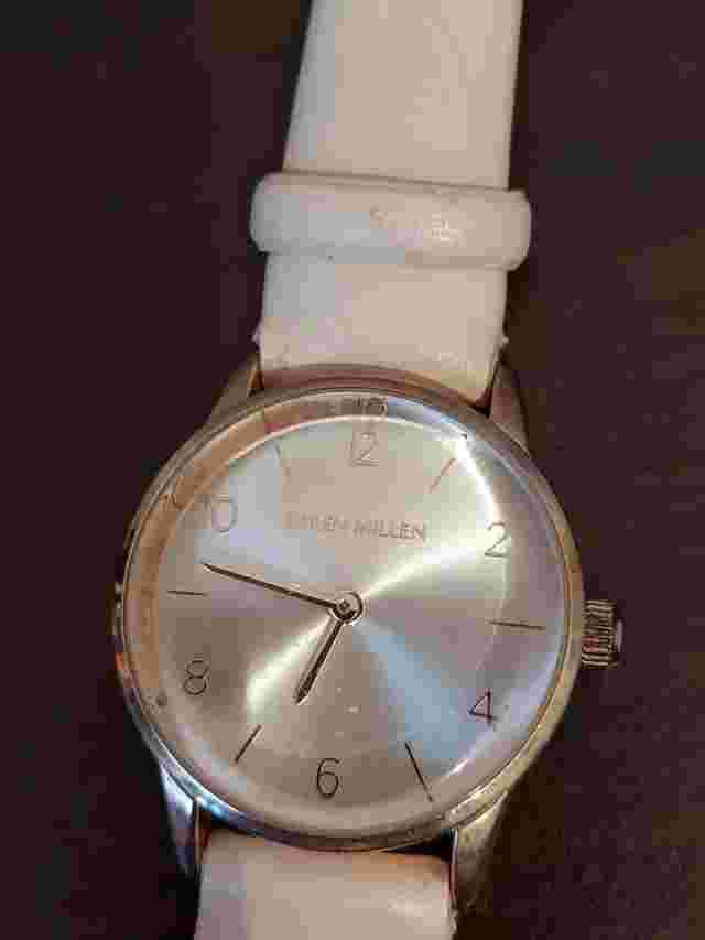 Karen Millen Ladies Watch. Pink/Rose Gold Colours