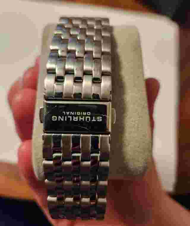 Stuhrling 3922 1 Special Reserve Automatic Dual Time Stainless Steel Men's Watch