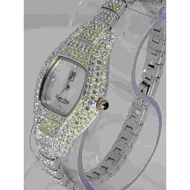 Victoria Wieck Beverly Hills Crystal Womens High Class Bougie Ornate Watch 5631