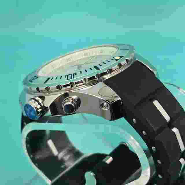 Brand New Sealed KYBOE! Giant Mariner 48mm Watch Silver Water Resistance Quartz