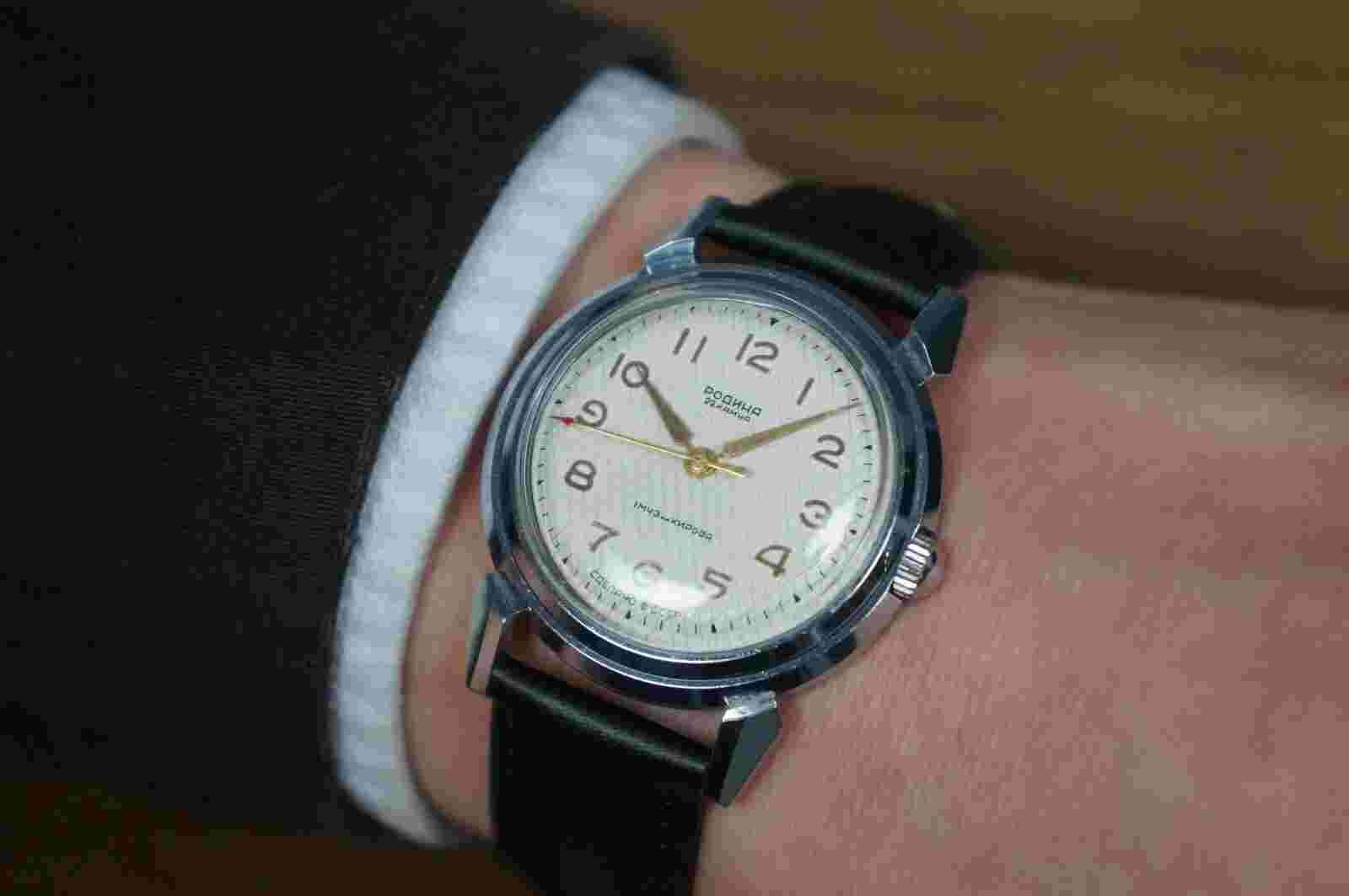 Rodina watch, USSR watch, mens vintage watch, Retro watch, old watch, 1950s