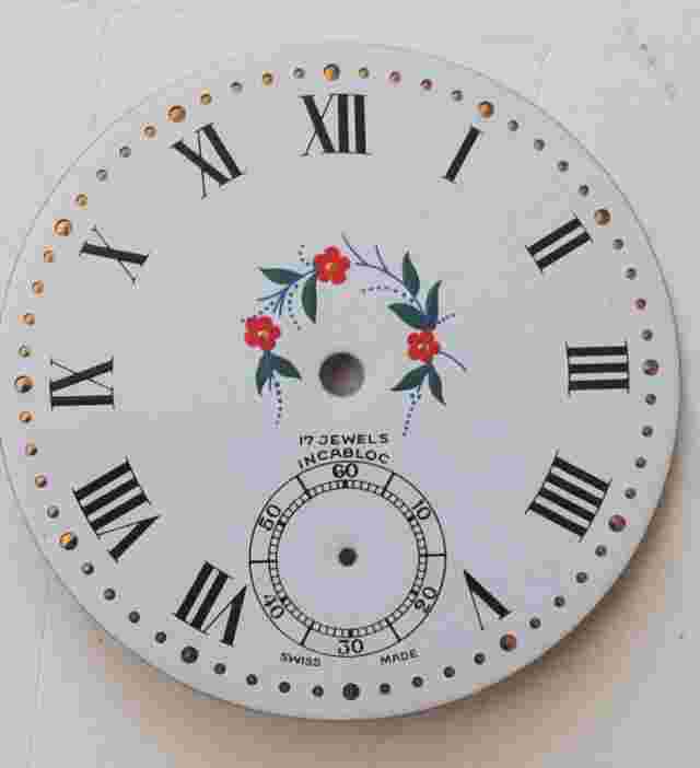 Arnex -Eaglestar pocket watch dial for UT- 6498 Movement  38.6 mm