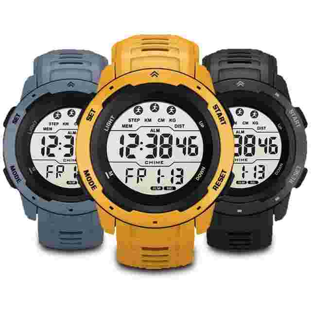 Men Women Waterproof Digital Sports Watch Military Tactical LED Backlight Gift