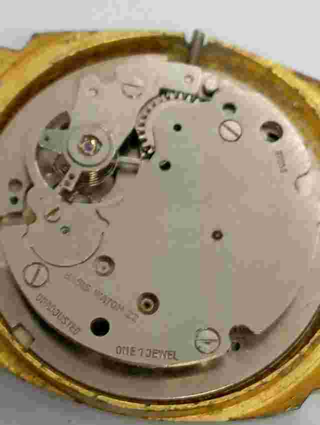 VINTAGE Swiss made ORION watch cal. BRAC 508 from 1980 stem crown balance