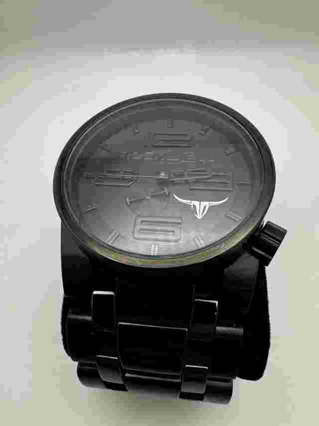 Rockwell 50mm Wrist Watch BLACK MURDERED 100m Water Resistant Sapphire Coated