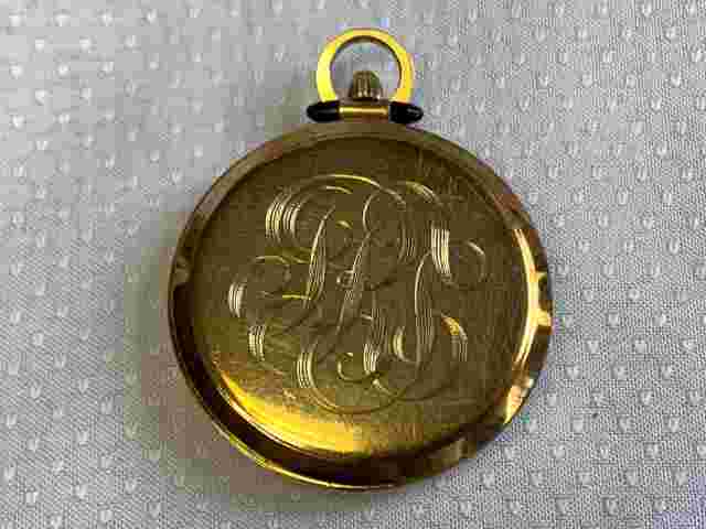 14k Gold Lord Elgin Pocket Watch X607685 21J 10s Grade 543 Vtg 1941
