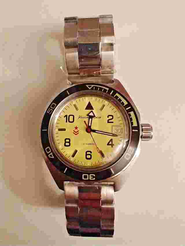 KOMANDIRSKIE 650859  Dispatched from FINLAND Mechanical automatic Vostok