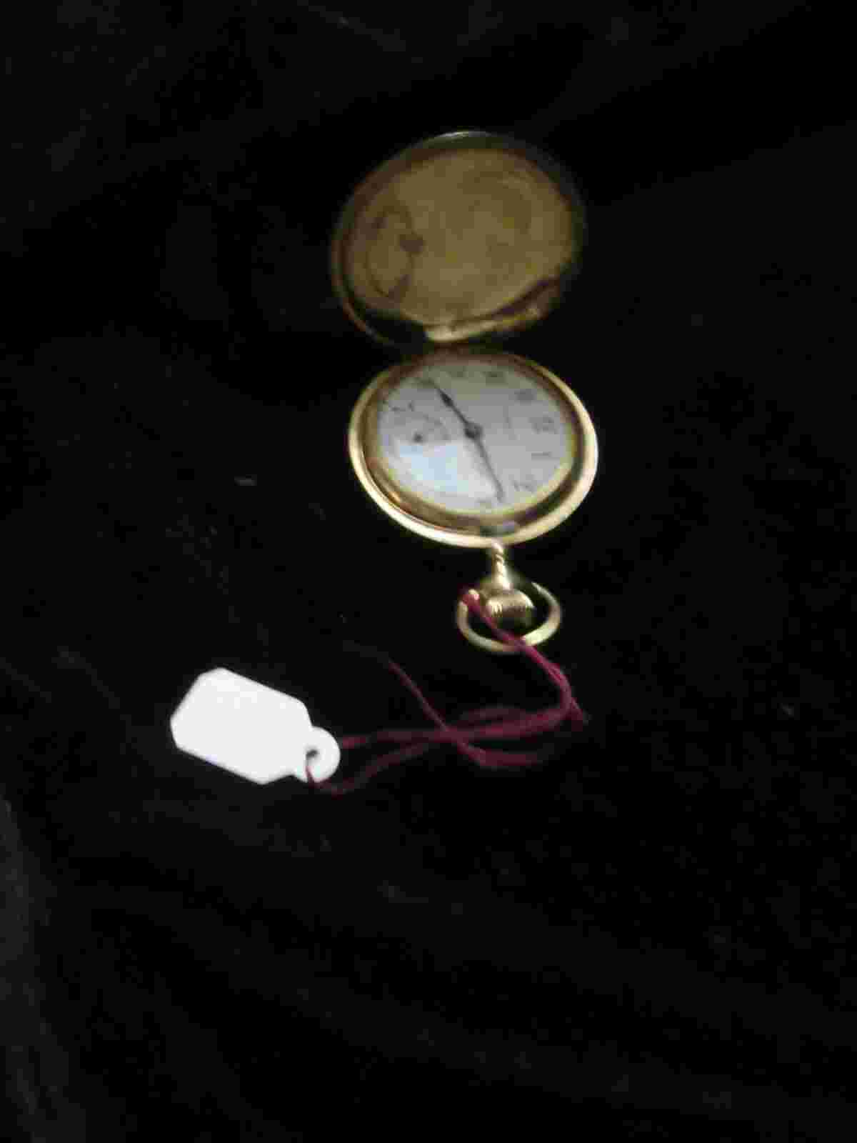 RARE ANTIQUE MANUAL WIND SWISS MADE 'EXACTUS' 38mm HUNTER CASE POCKET WATCH