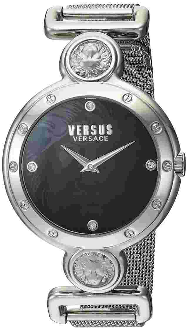 Versus by Versace SOL080016 Sunnyridge Black Dial Stainless Steel Women's Watch