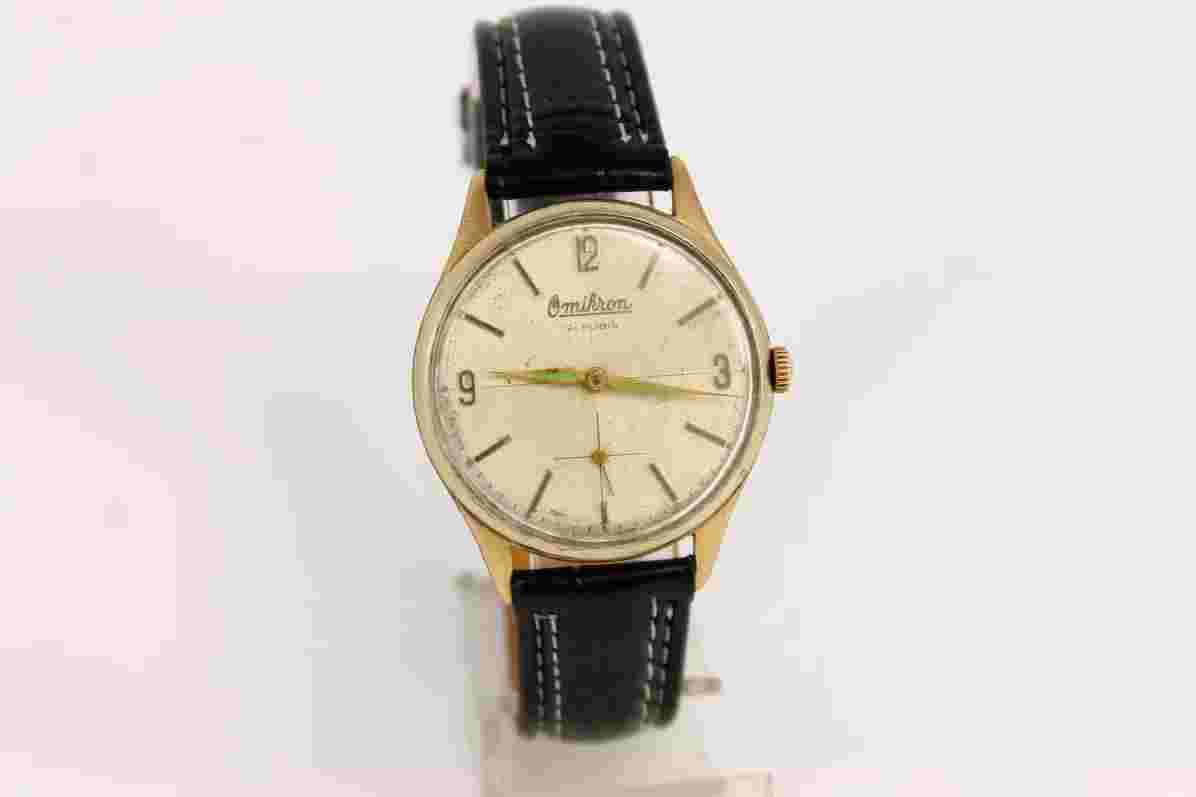 1950's Vintage OMIKRON 21 Jewels cal. 1130  Swiss Wrist Watch