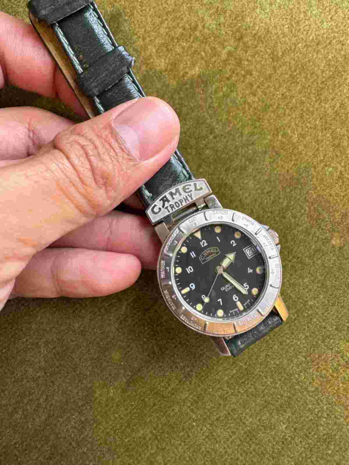 Vintage Camel trophy watch Swiss made Quartz Man