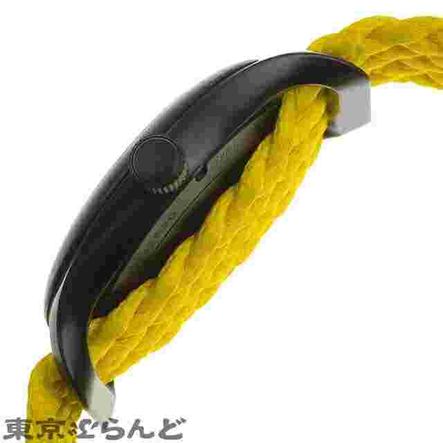 TOM FORD N 002 Ocean Plastic Timepiece TFT002023 Men’s Used Watch Black x Yellow