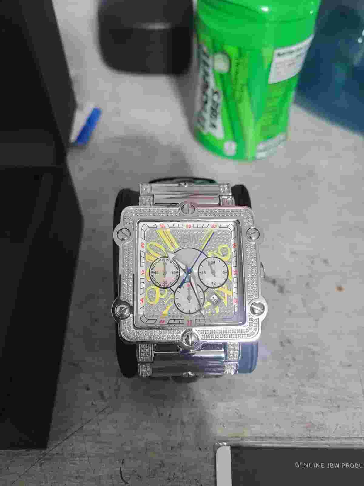jbw mens diamond watch new