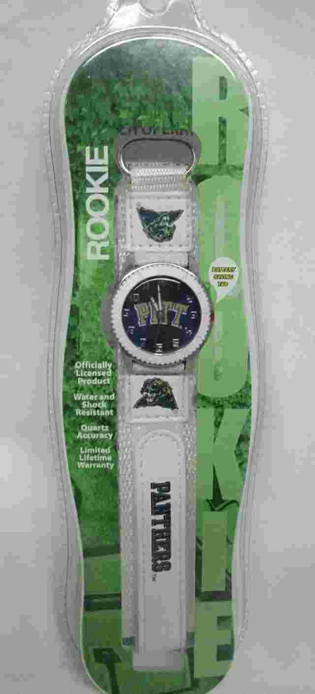 NIP JUNIORS PITTSBURGH PANTHERS WATCH NCAA FAN GAMETIME GIFT WHITE  BAND