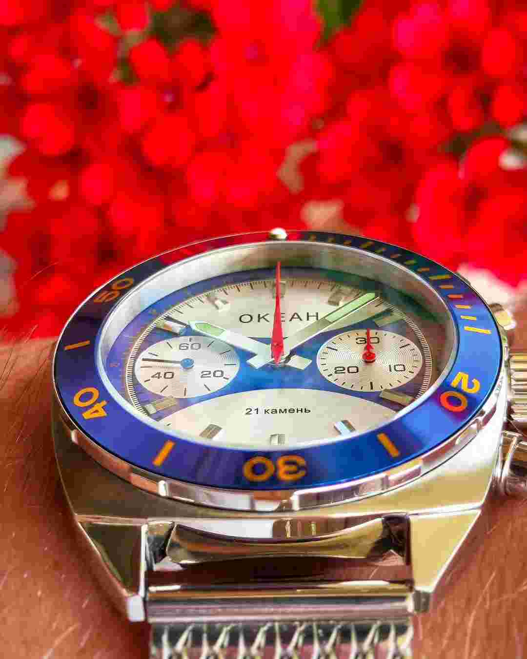 Okean Chronograph 39mm Seagull ST1901 OKEAN OKEAH OCEAN