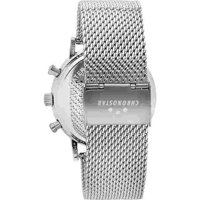 Mens Wristwatch CHRONOSTAR POLARIS R3753276003 Multifunction Steel White Mesh