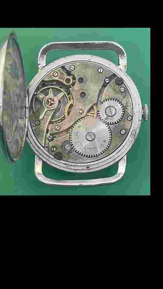 Vintage 1930's HELVETIA Luftwaffe Pre WWII Military Pilots Bomber Watch 41mm