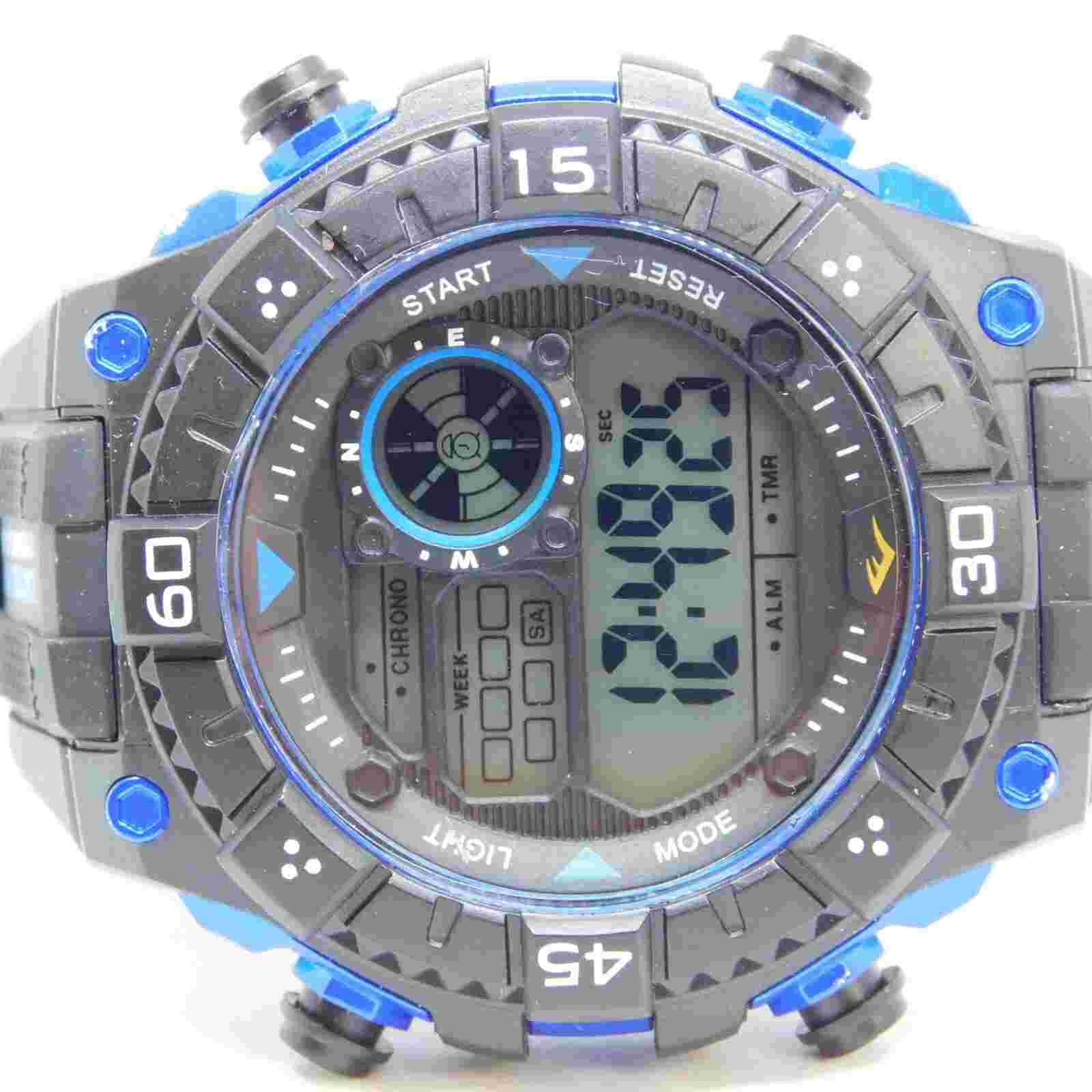 Everlast Alarm Chronograph Quartz Digital Men's Watch New Battery