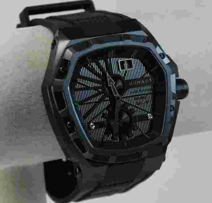 Renato Men's MKII Master Horologe Watch, Swiss Made, "Black Out" Beauty
