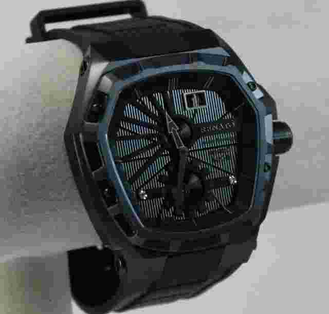 Renato Men's MKII Master Horologe Watch, Swiss Made, "Black Out" Beauty
