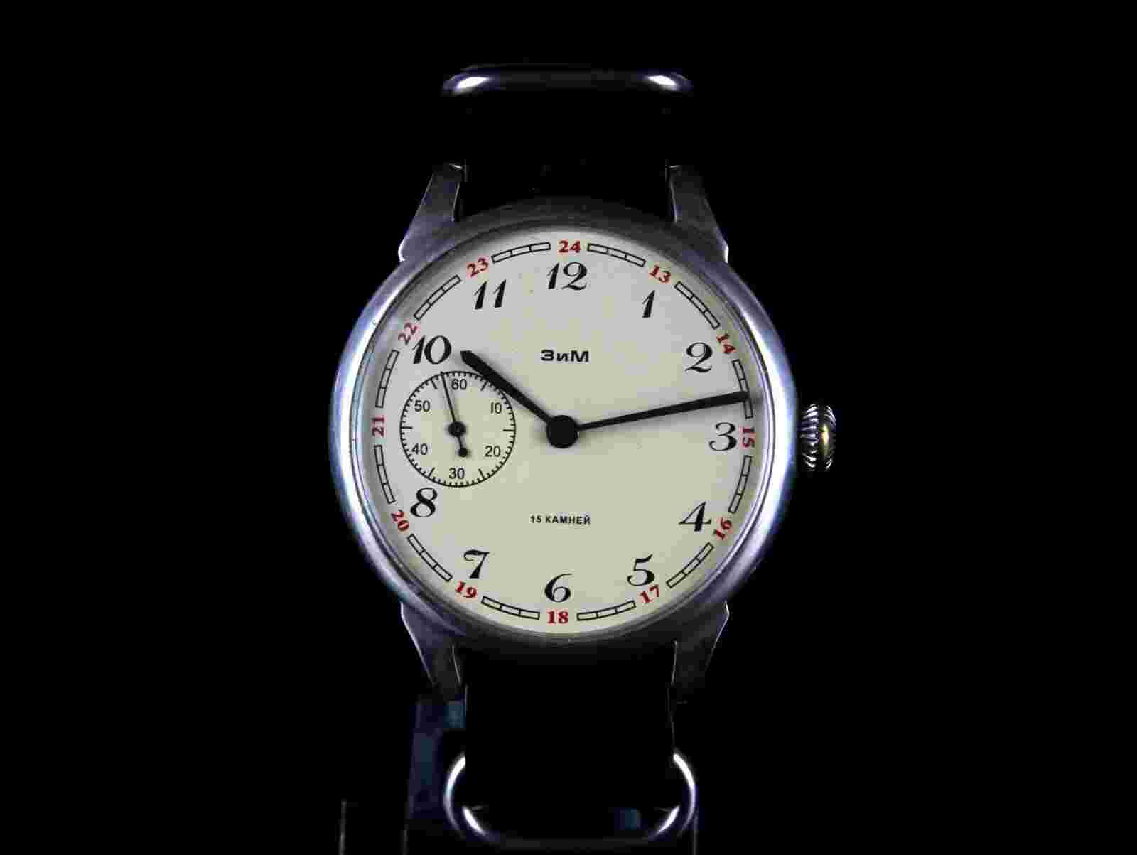 ZIM Molniya Soviet big watch Mechanical Big Wriswatches Vintage watch Mens watch