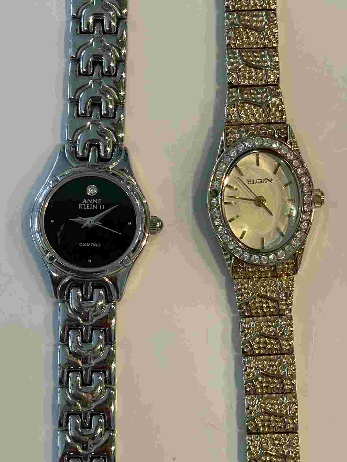 Ladies Elgin Eg9053 And Ann Kline Wristwatch