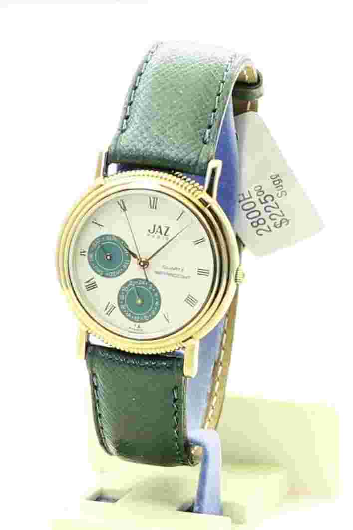 RARE VINTAGE JAZ PARIS 2800E N52T83 Quartz Watch 1990's Brand New NOS Boxed