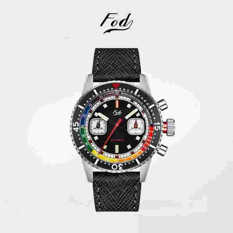 MERKUR Mens Chronograph Watches Luxury Manual Wind Mechanical Luminous TY2901