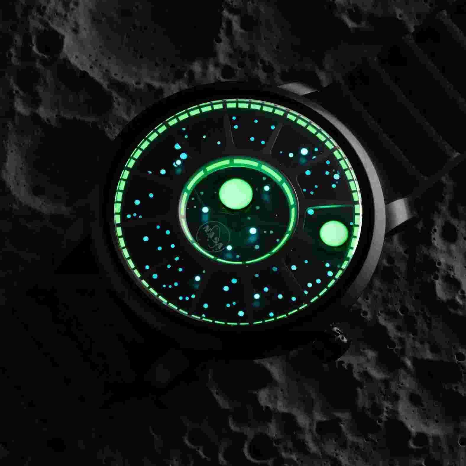 Xeric NASA Apollo 15 American Automatic Deep Space Purple Watch - Brand New