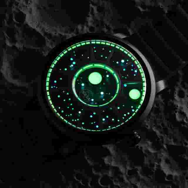 Xeric NASA Apollo 15 American Automatic Deep Space Purple Watch - Brand New