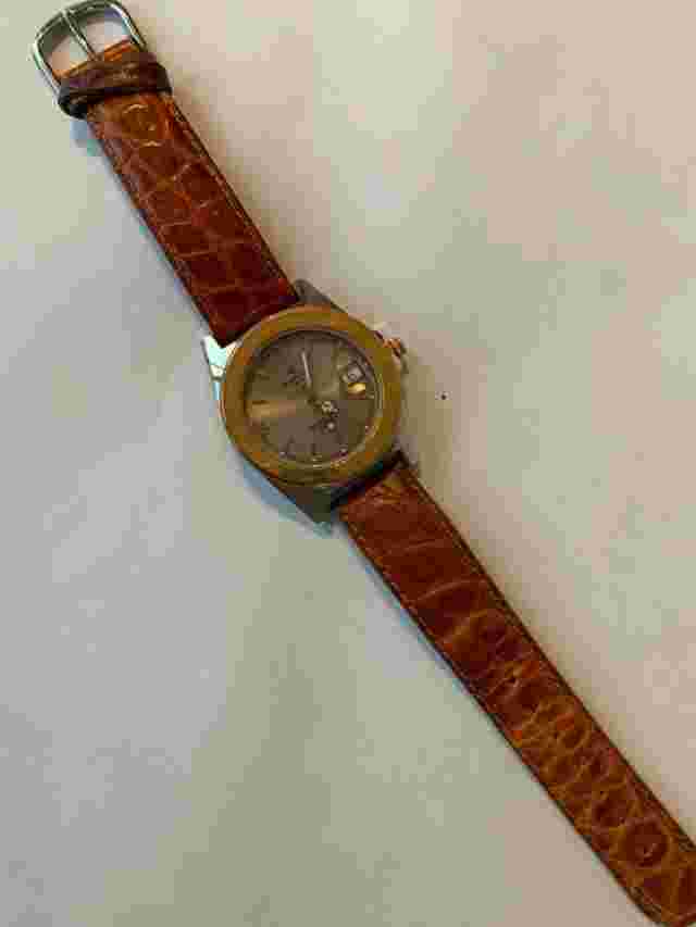 Vintage Jacques Edho Paris Automatic watch Incablock  25 jewel 18K gold plated