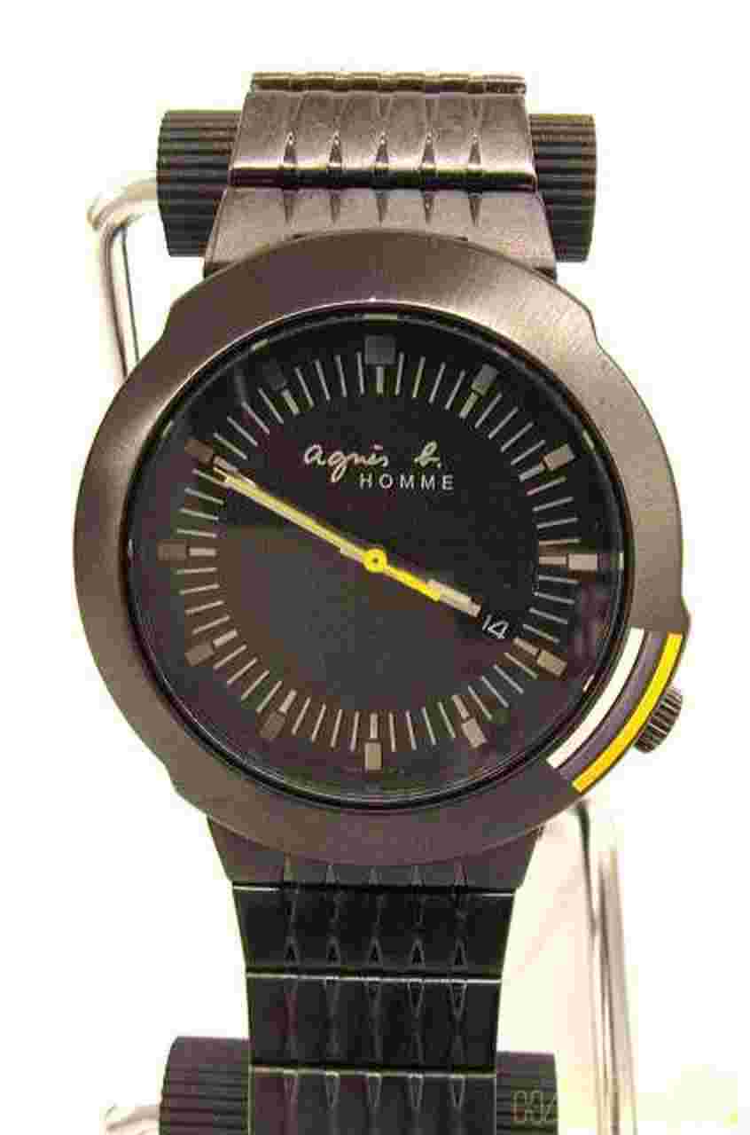 AGNES B. QUARTZ ANALOG 7N32-0CT0 WRISTWATCH N-5C12 GOOD