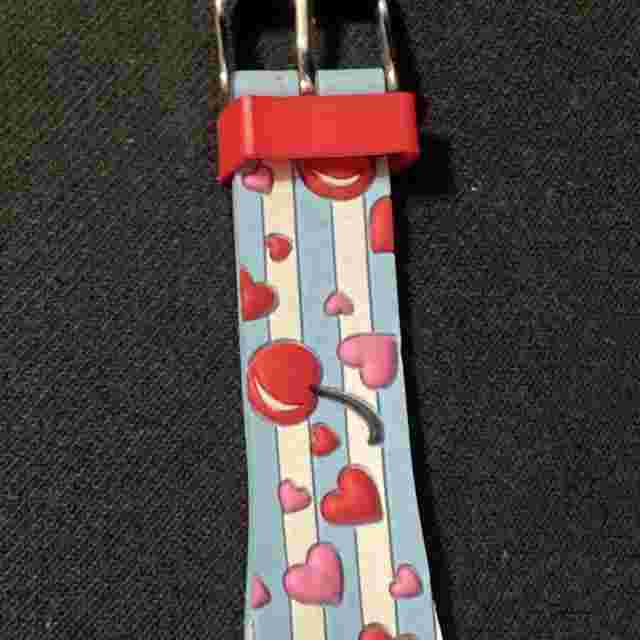 Paul Frank Watch Pink And Red Hearts Cherries RAJU0305. 2008