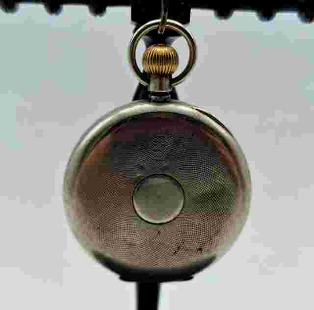 ANTIQUE SOLID SILVER J.W.BENSON LONDON POCKET WATCH 49 MM. / T032