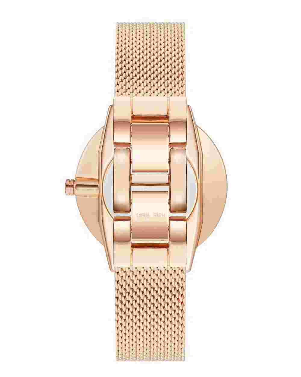 Nine West Women's Japanese Quartz Dress Watch with Stainless Steel Strap Rose...