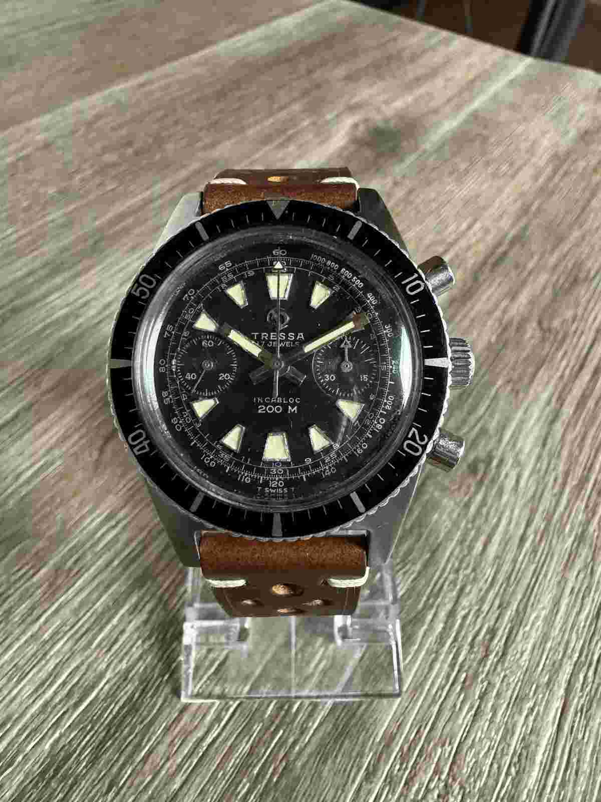 Vintage Tressa Diver Chronograph