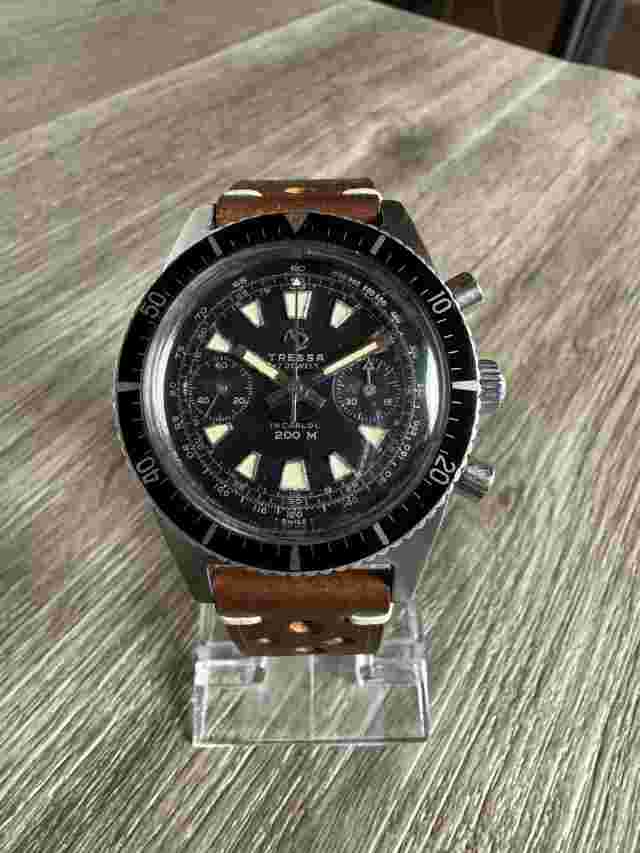 Vintage Tressa Diver Chronograph