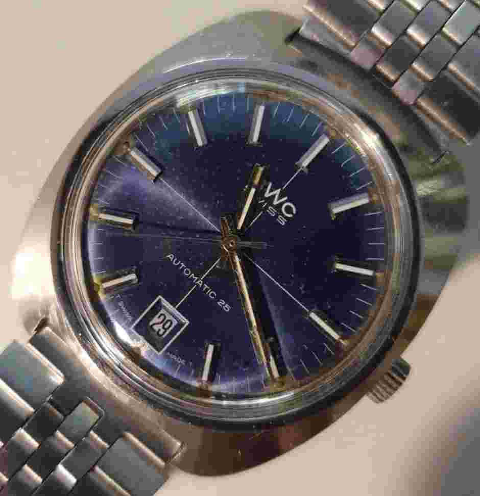 Vintage Watch Man Woman 'BWC' Swiss Neuchâtel Men's Watch Cal 2783 Full Steel