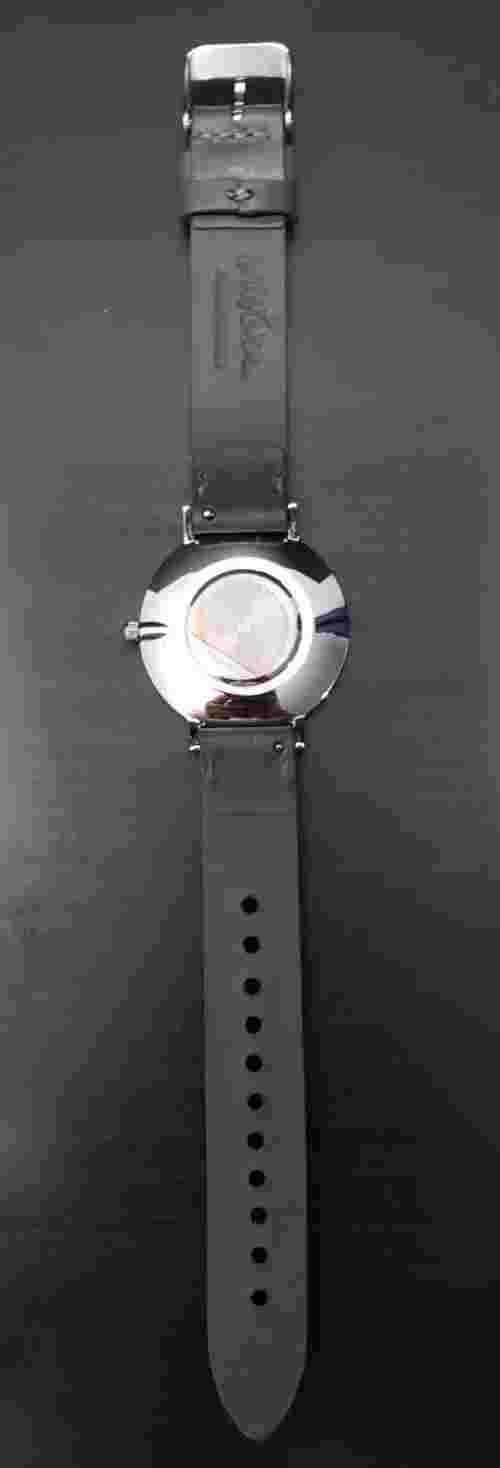 Mistura Timepieces Manta Floral Watch With Green Leather Strap