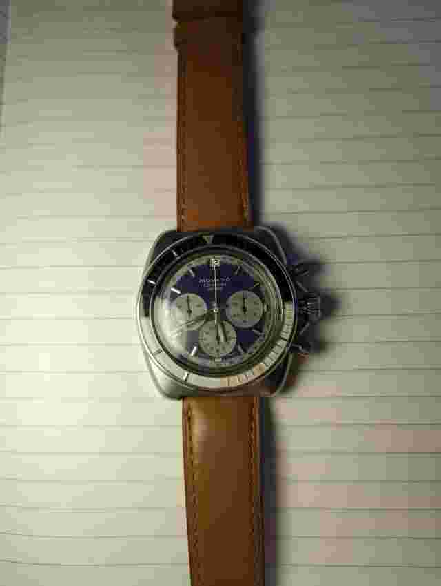 Vintage Movado Datron HS360 Blue Dial El Primero