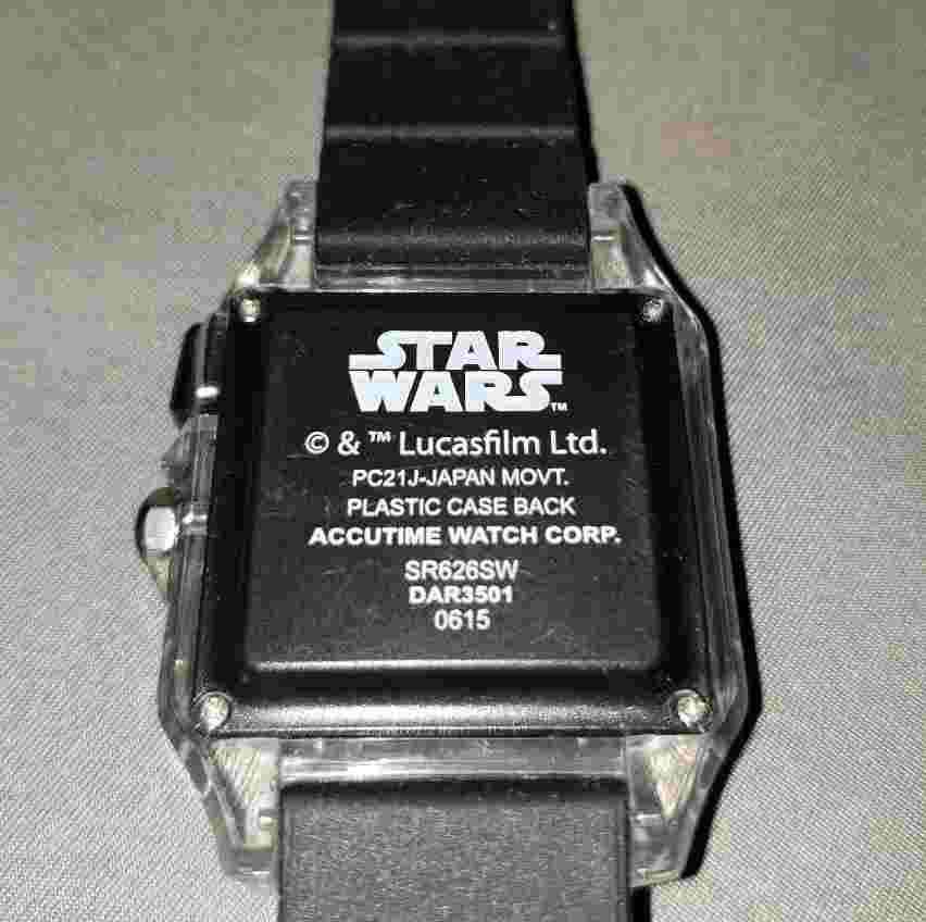 Star Wars Wrist Watch Darth Vader Accutime