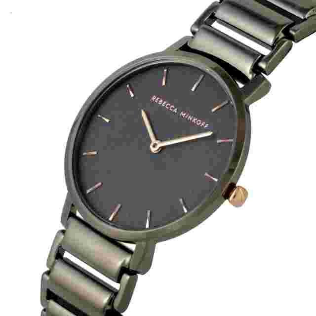 Rebecca Minkoff Major Gray Ion-plated Watch 2200261 L002