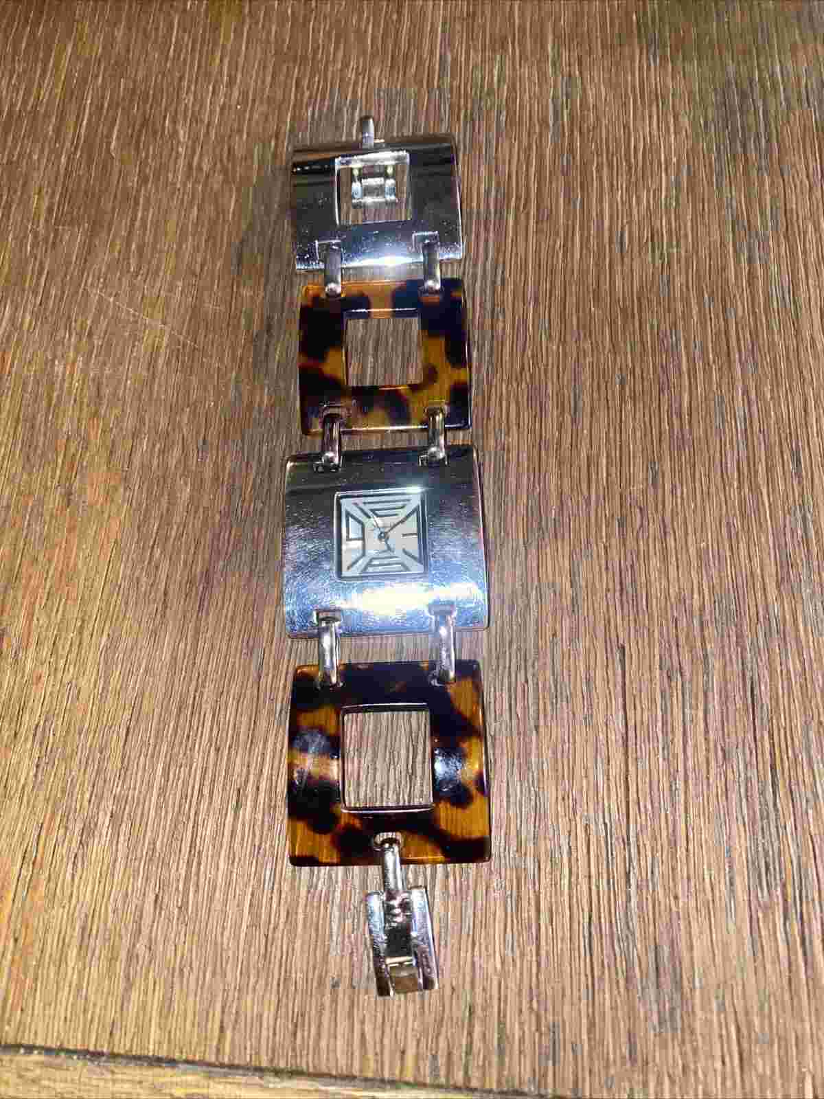 Super Rare Brighton  "Sheffield" Ladies Watch Tortoise Mint Working Quartz