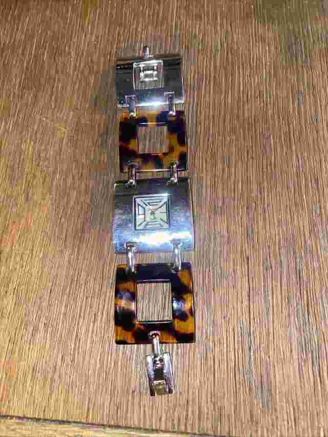 Super Rare Brighton  "Sheffield" Ladies Watch Tortoise Mint Working Quartz