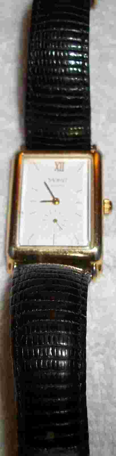Vintage Monet Analog Watch Gold Tone Tested New Battery