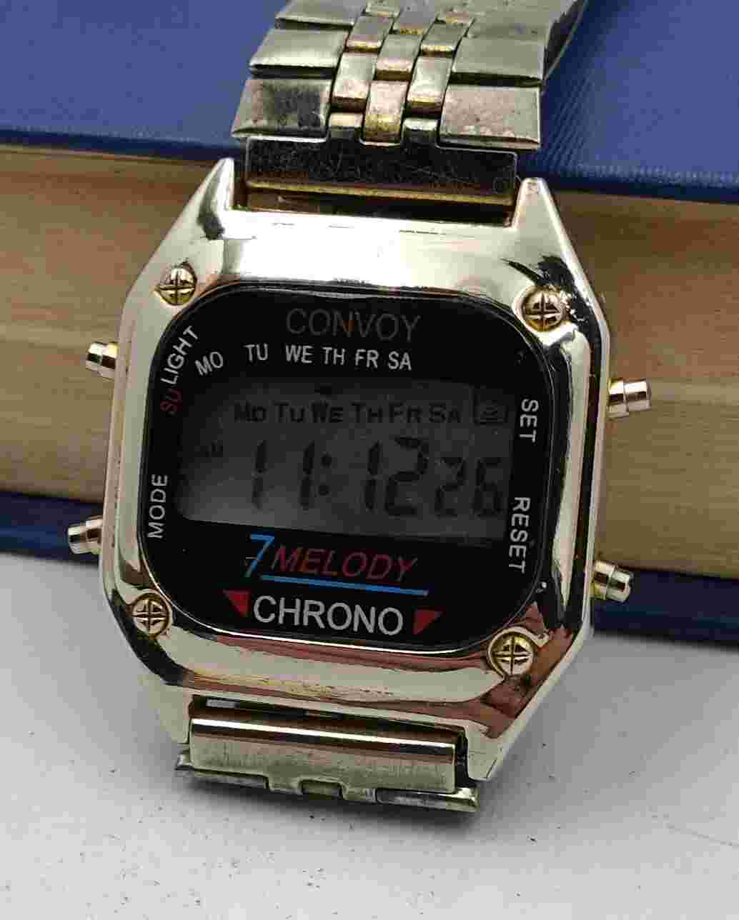 Rare Watch Montana Convoy Vintage Digital Alarm Melody Chrono Retro