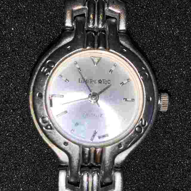 Limited Too Silver-Tone Watch for Women New Battery