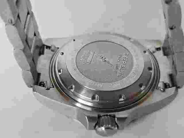 Deep Blue Men's Master 2000 III Swiss Automatic Watch 45mm Black Eta 2824
